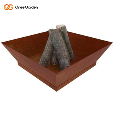 Weathering Steel 3mm Garden Bonfire Feuerschale برای گرمایش فضای باز