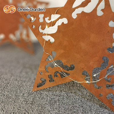 صنایع دستی برش لیزری تزئینات باغ فلز فلزی ASTM Corten Steel قابل تنظیم