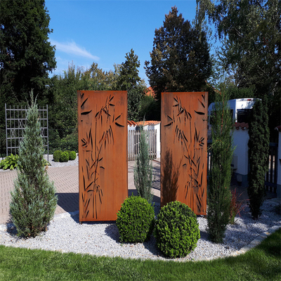 محصولات باغ فلزی تزئینی خانه صفحه نمایش های باغ Corten Steel High End