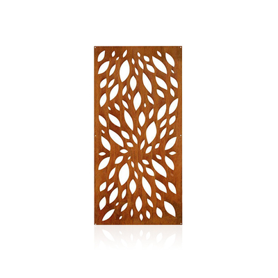 محصولات باغ فلزی تزئینی هنری پانل های حریم خصوصی Corten Steel Proof Weather