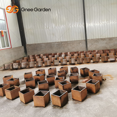 کاشت قلع مستطیلی 600 میلی متر 700 میلی متر 1000 میلی متر در فضای باز برای کاشت درخت