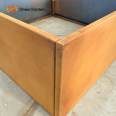 OEM ODM Corten Steel Raised Beds Metal Raised Vegetable bedds ضد خوردگی