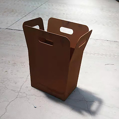 کاشت سطل فلزی بزرگ بدون زنگ زدگی برای سبک دکوراسیون باغبانی در فضای باز