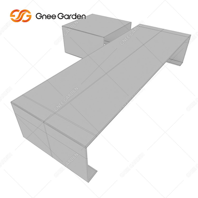 OEM ODM Welcome Rusty Red Outdoor Metal Furniture Metal Park