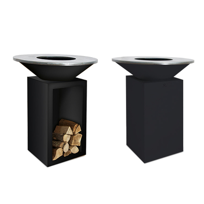 میز Tepanyaki پخت و پز در فضای باز Bbq Grill Weathering Steel For Garden