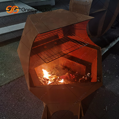 مهمانی خانگی از گریل زغالی باربیکیو قابل تنظیم با ضخامت 4 میلی متر استفاده کنید