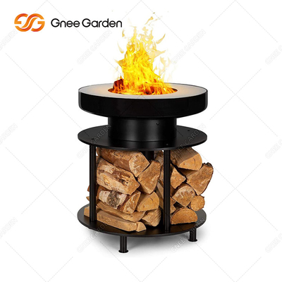 میز کباب پز آتش گودال باربیکیو حیاط فضای باز کورتن استیل پیش زنگ زده