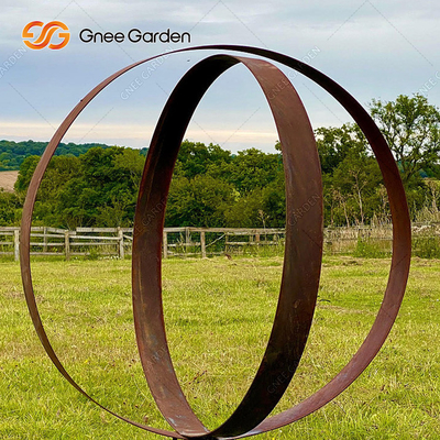 SGS Certified Rust Corten Steel Steel Rusty Metal Sculpture مناظر فضای باز
