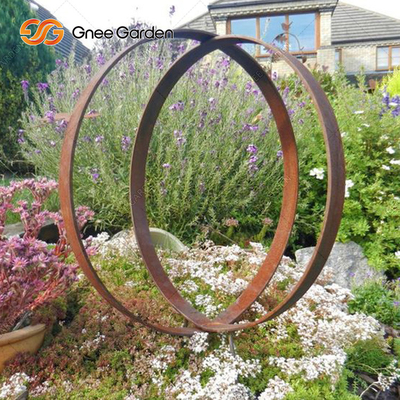 SGS Certified Rust Corten Steel Steel Rusty Metal Sculpture مناظر فضای باز