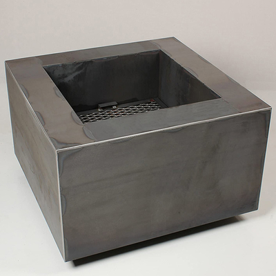 گودال آتش سوزی مربعی چوب سوز در فضای باز 600 X 600 X H500 میلی متر