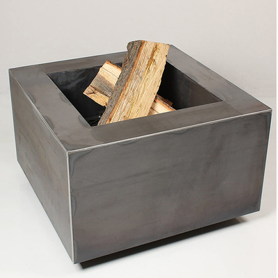 گودال آتش سوزی مربعی چوب سوز در فضای باز 600 X 600 X H500 میلی متر