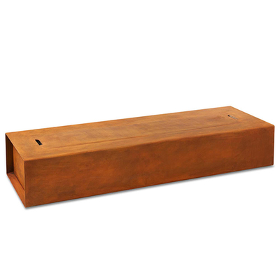 گاز پروپان گرمایش کورتن استیل آتش نشانی 1200 X 600 X 320 میلی متر دکوراسیون حیاط