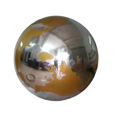 Gnee Garden صیقل خورده فلزی Sculpture Sculpture World Globe Handmade
