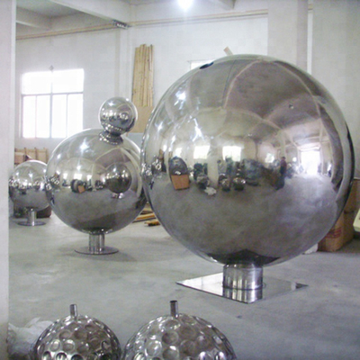 مجسمه فولاد ضد زنگ کره توخالی H245cm برای دکوراسیون فضای باز