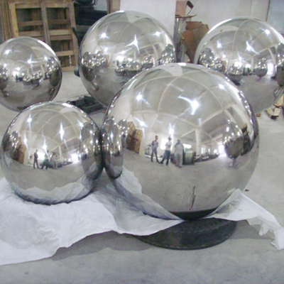 مجسمه فولاد ضد زنگ کره توخالی H245cm برای دکوراسیون فضای باز