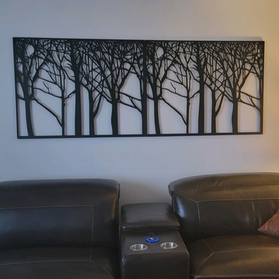 29x38 اینچ درخت زندگی اثر هنری برش لیزری فلز برای باغ